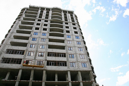 Установка каркасов балконов 5-6 этажей